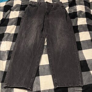 Good American Black / Gray Denim Jeans size 6